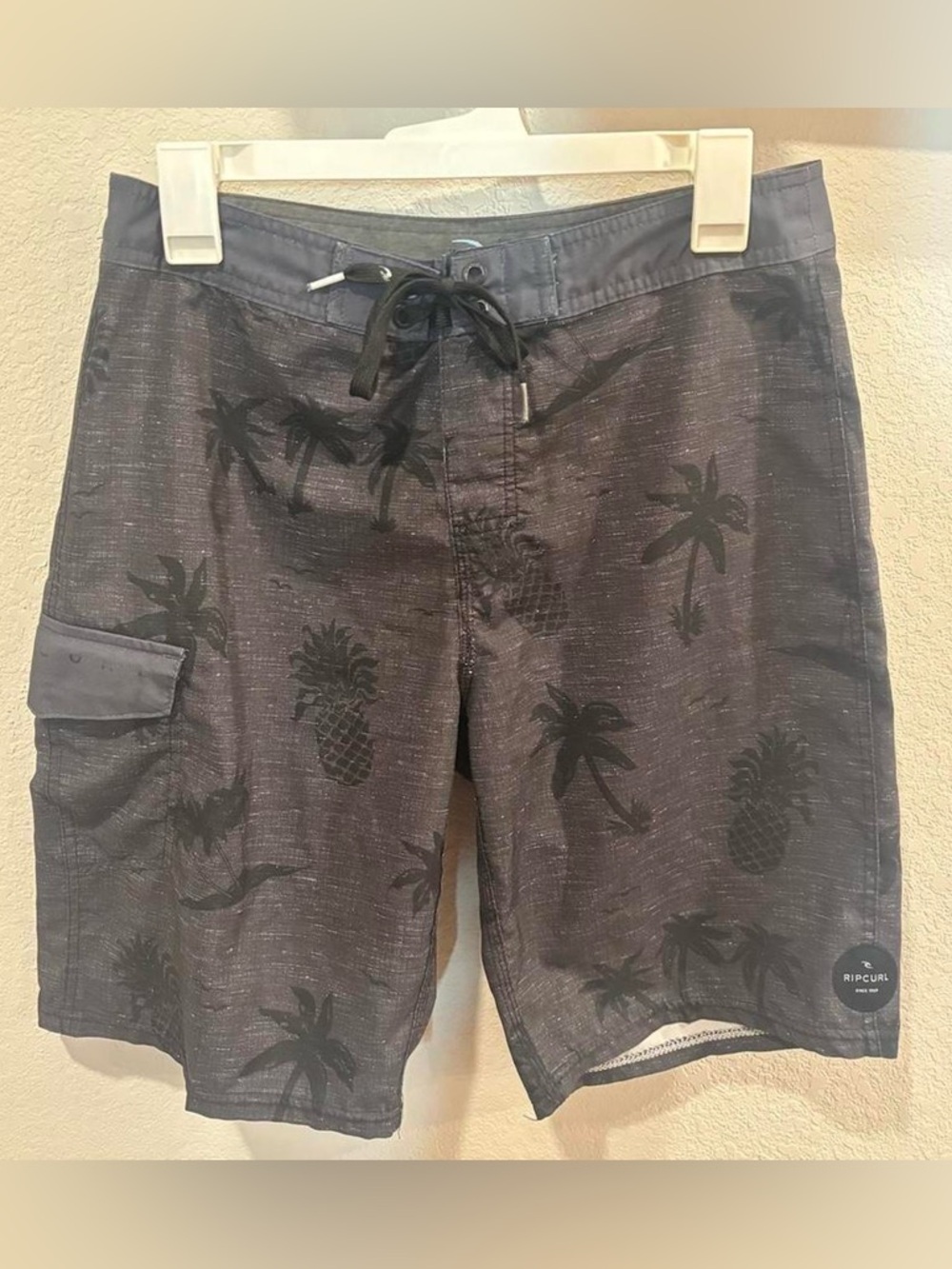 Rip Curl Black Palm & Pineapple Boardshorts
